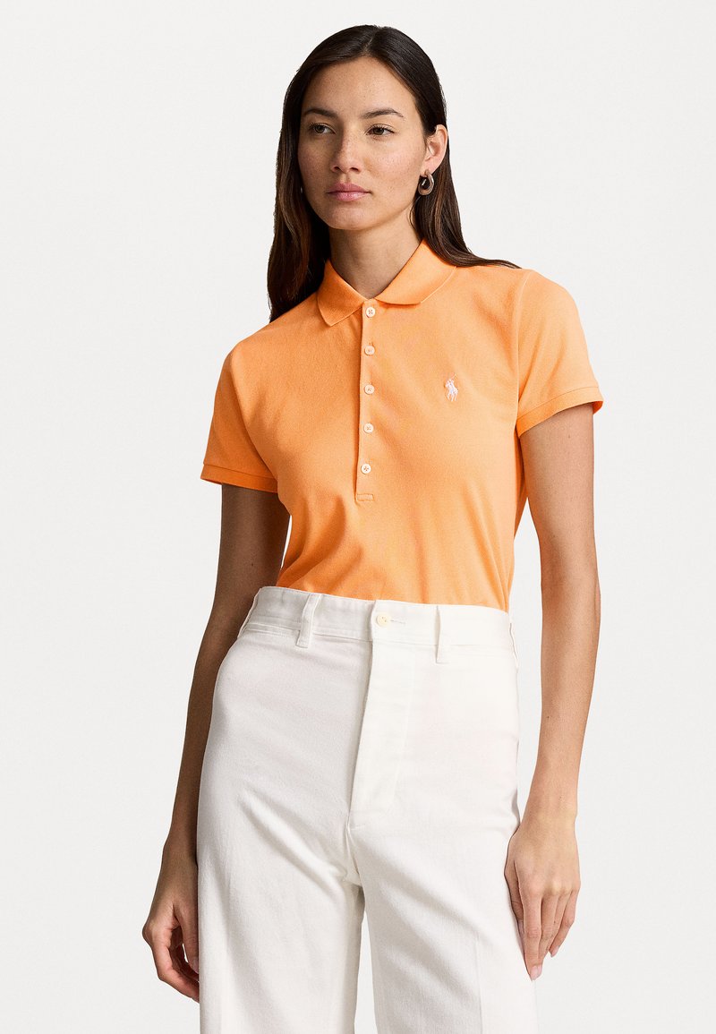 Polo Ralph Lauren - JULIE SLIM SHORT SLEEVE - Poloskjorter - key west orange, Forstørre