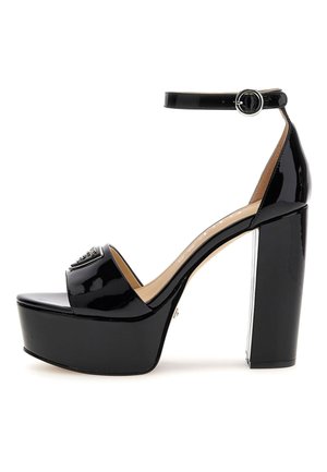 Guess Sandali con plateau - schwarz