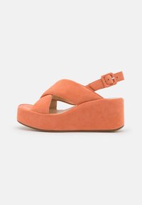 Högl Platform sandals - light brown