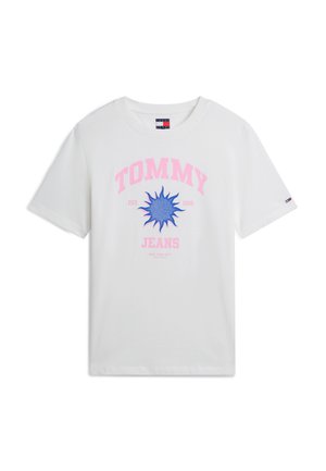 Tommy Jeans, TJW RLX NOVELTY TEE - T-Shirt print - ecru