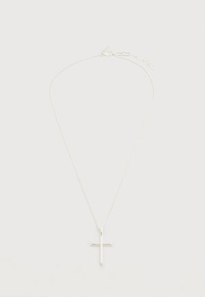 CROSS PENDANT UNISEX - Ketting - silver-coloured