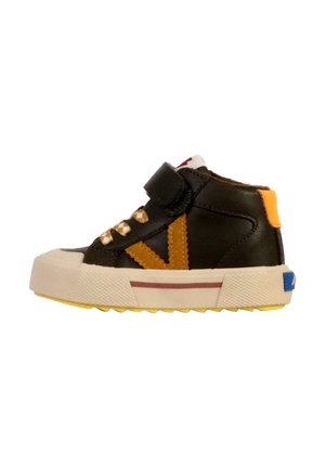 MONTANTE À SCRATCH  - Chaussures premiers pas - kaki