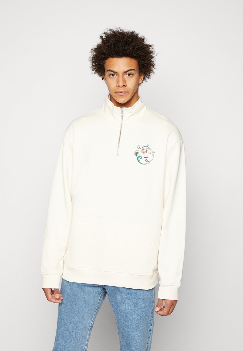 Zip-up Hoodie Womens Fiorucci WORLD OVER HALF ZIP UNISEX