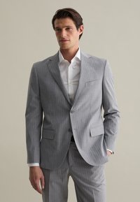 PIOMBO PINSTRIPED OUTFIT SET - Completo - light grey