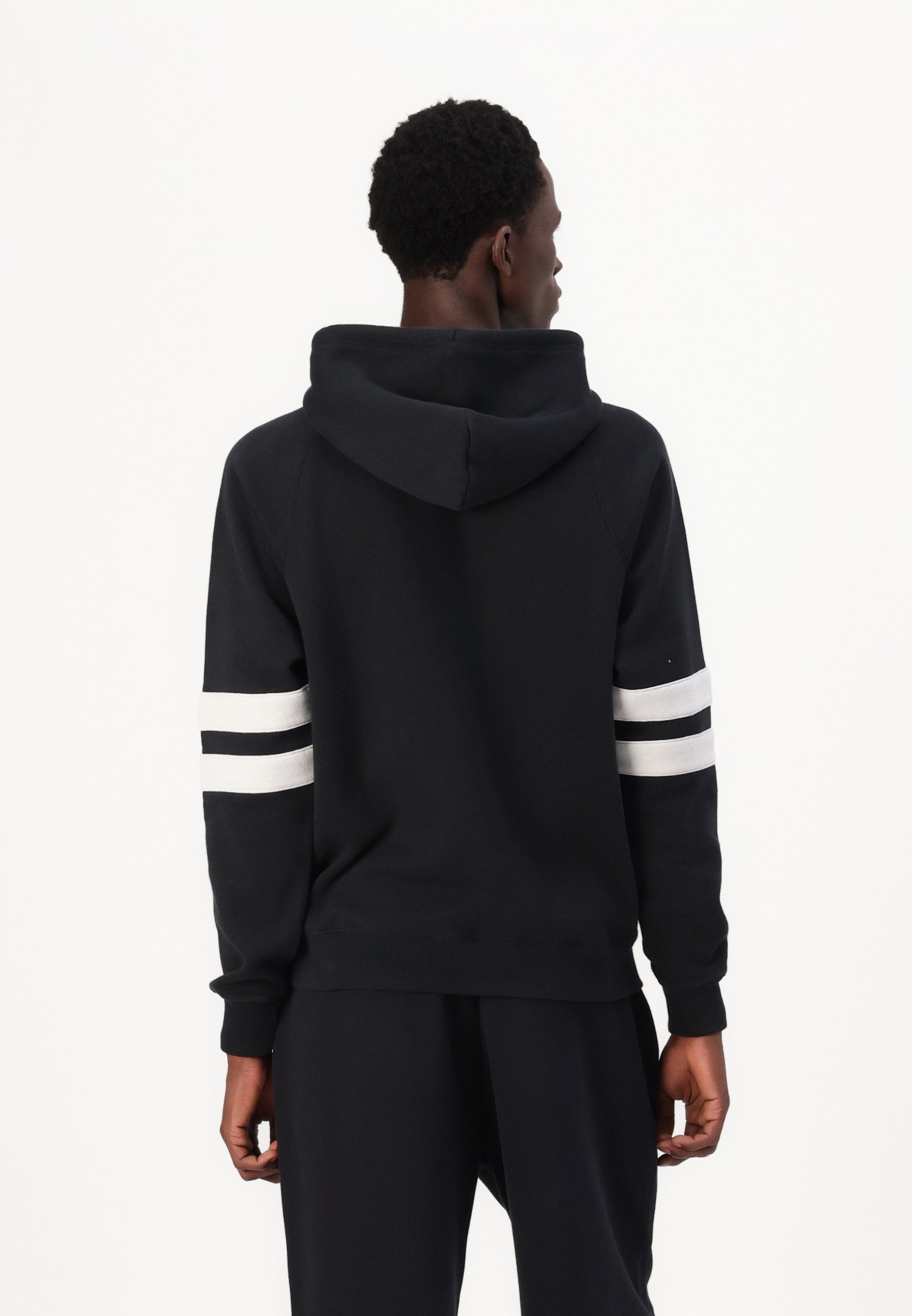 Hollister Co. Boxy Logo Hoodie - Sweatshirt - black beauty/oyster