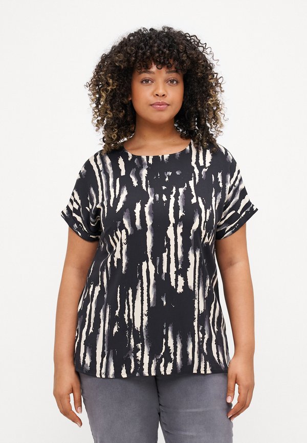 CARMIKAELA IN ONE  - Print T-shirt - birch