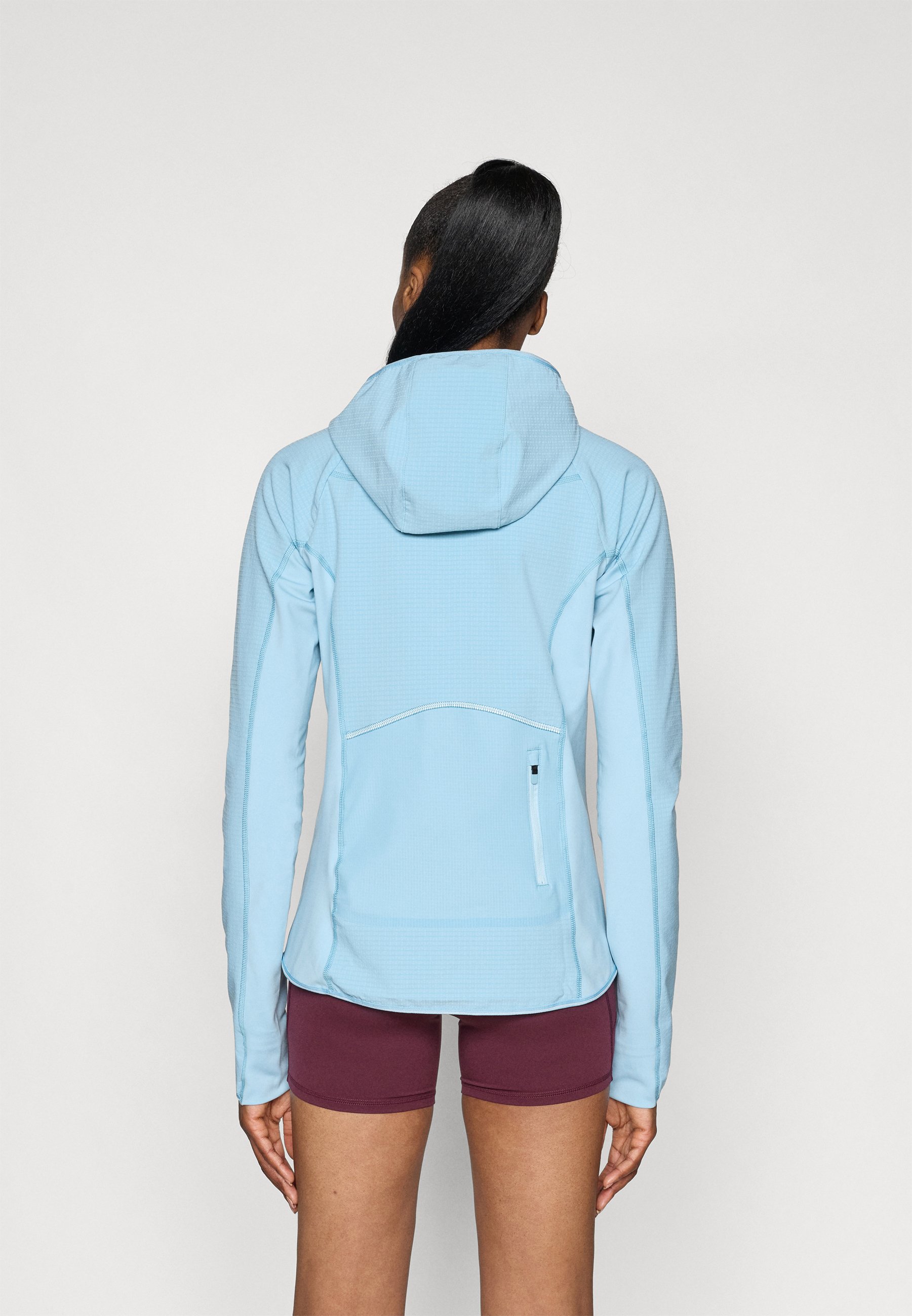 HOKA SKYGLOW HALF ZIP - Outdoor jacket - raindrop/light blue