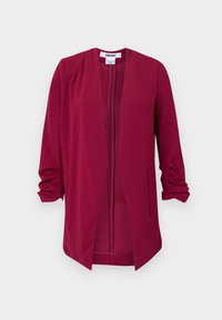 FOUNDATION OPEN FRONT JACKET POCKETS - Blazer - beet