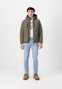 TOM TAILOR DENIM HYBRID JACKET - Könnyű dzseki - jungle soil green