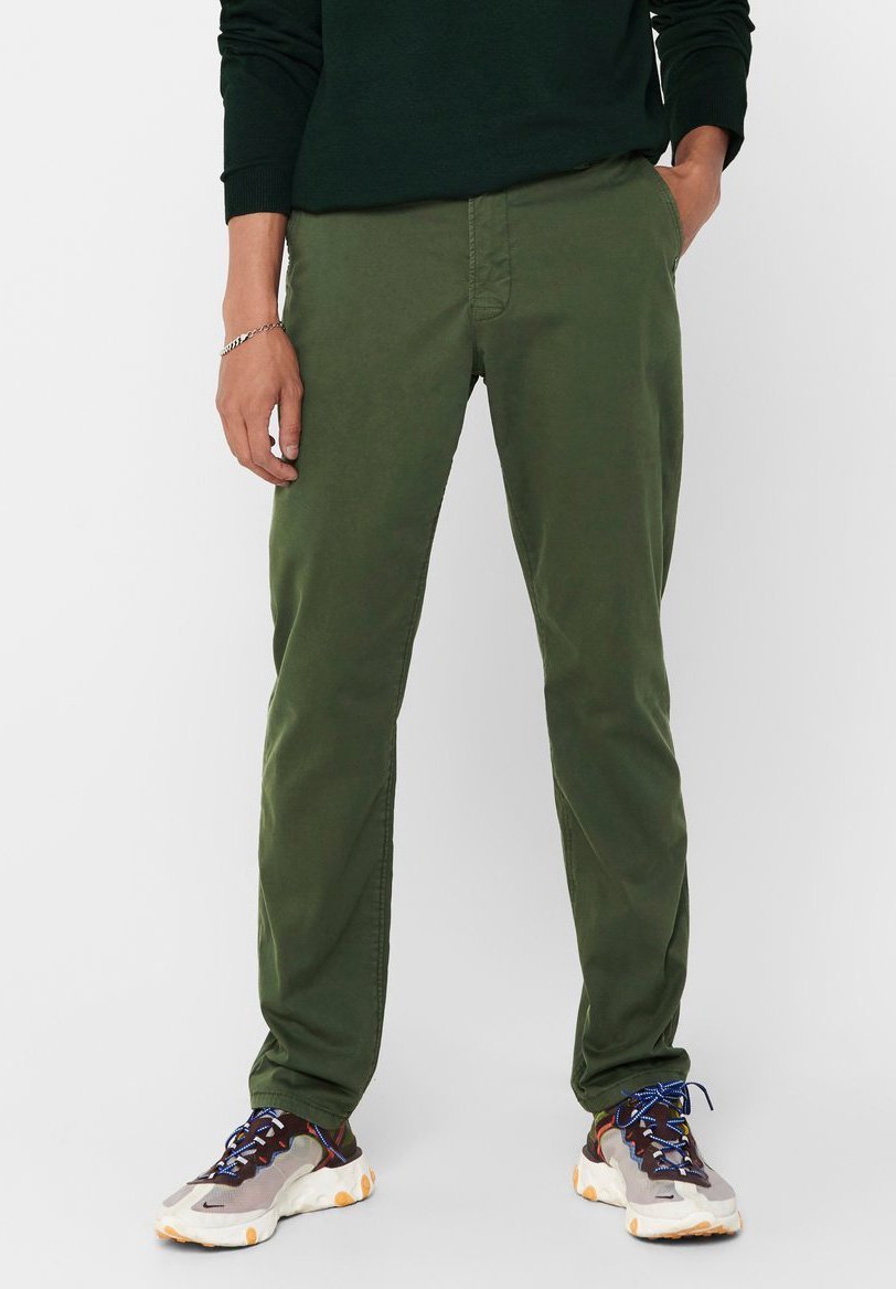 Only \u0026 Sons Chino - deep depths/verde - Zalando.it