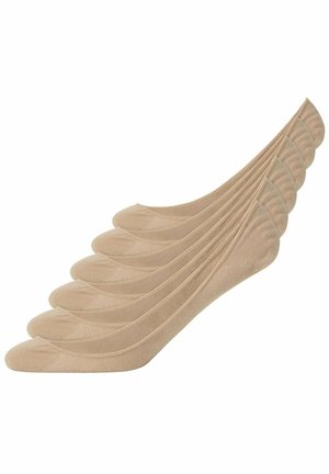 6 PACK - Füßlinge - beige