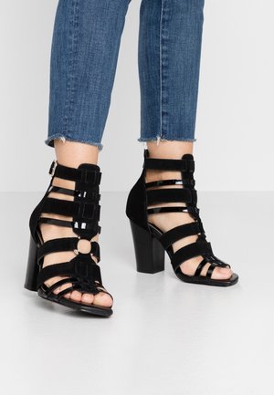 River Island Sandalias de tacón - black