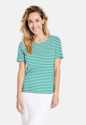 GERINGELTES - T-shirt imprimé - seaweed/ecru