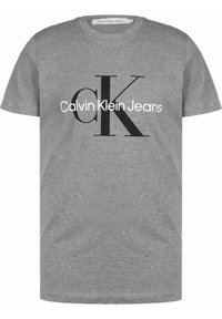 CORE MONOGRAM SLIM TEE - T-Shirt print - grey