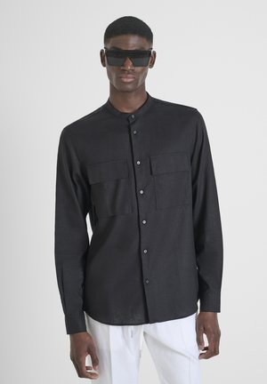 MELBOURNE REGULAR FIT SOFT TOUCH - Camicia - black