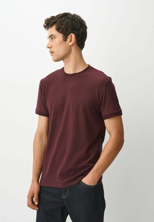 Next, NEXT SMART TEXTURED T-SHIRT - T-shirt basic - purple
