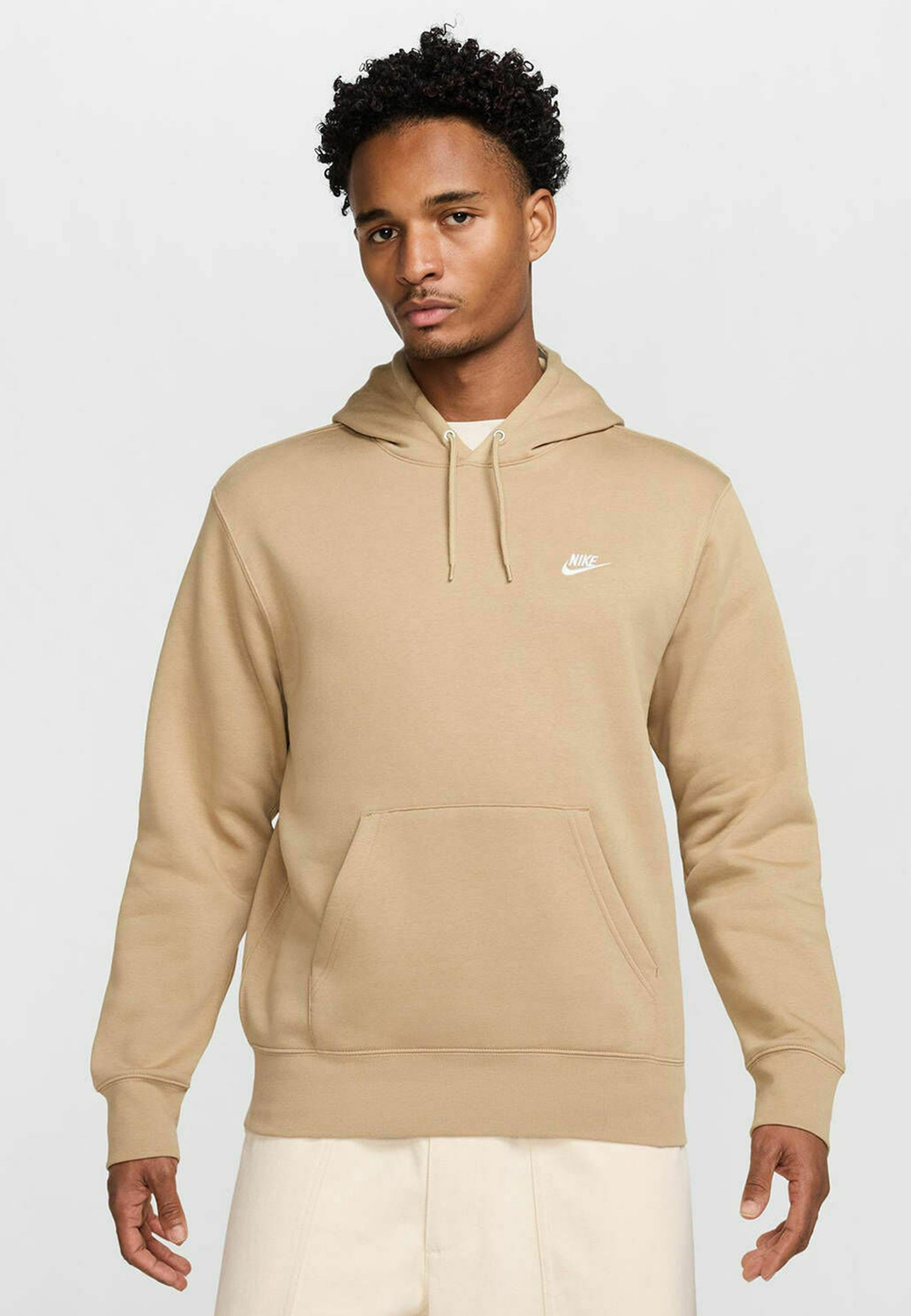 Nike Sportswear CLUB HOODIE - Felpa - beige - Zalando.it