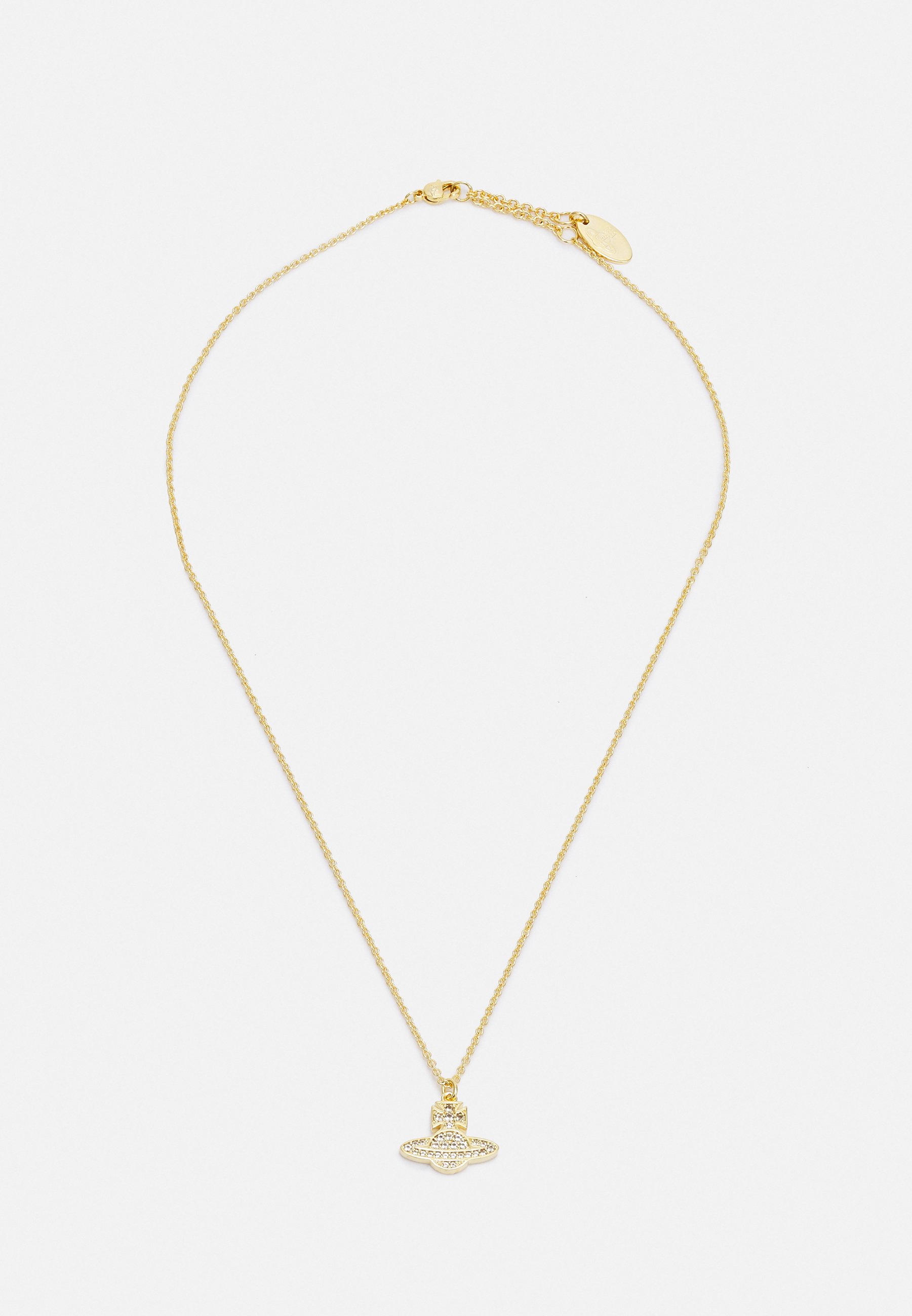 Vivienne Westwood ROMINA PAVE ORB PENDANT UNISEX - Grandinėlė -  gold-coloured/auksinė - Zalando.lt