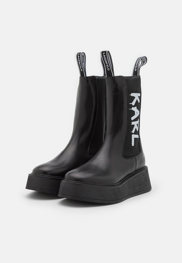 ZEPHYR MIDI GORE BOOT - Platform boots2