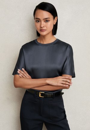 Reiss REGULAR FIT- SHORT-SLEEVE  - T-shirt basic - blue