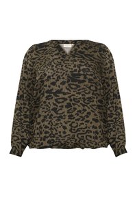 DIANA - Blus - major brown black leopard