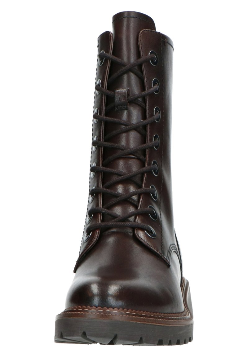 Damen Ankle Boots | Manfield Schnürstiefelette braun - LY47108 Damen Ankle Boots | Manfield Schnürstiefelette braun - LY47108