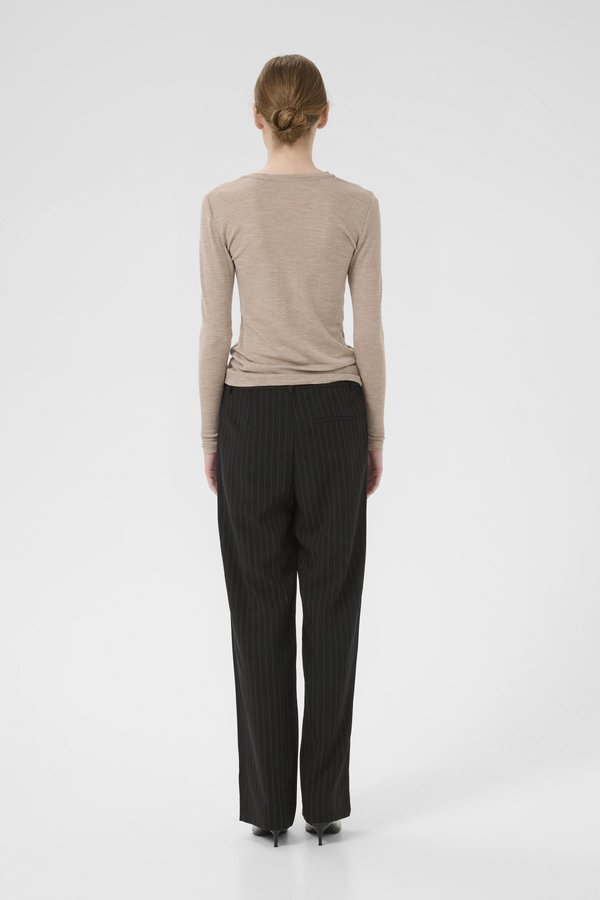 JOELLE PINSTRIPE PANTS - Trousers2
