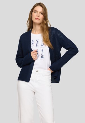 Rabe, RABE STRICKJACKE - Strickjacke - dunkelblau
