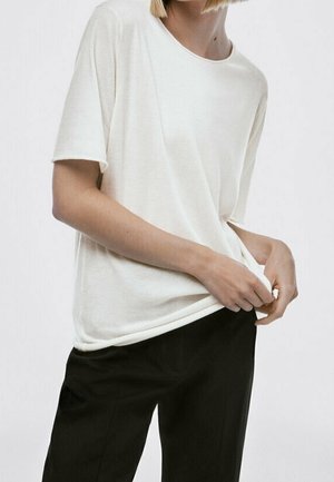 Massimo Dutti T-Shirt basic - beige