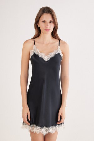Intimissimi INTIMISSIMI - Nachtjapon - black