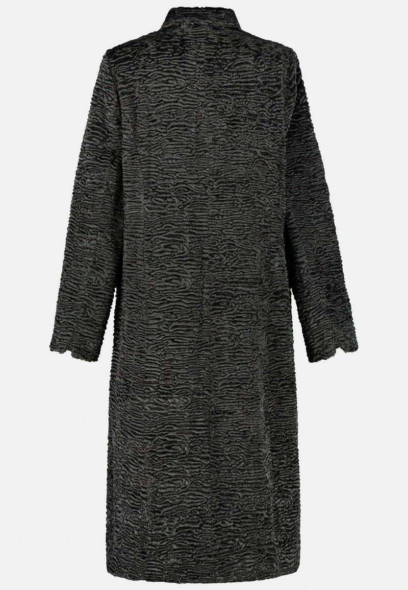Damen Parkas | Ulla Popken Klassischer Mantel dunkelgrau-melange/dunkelgrau-meliert - MU69998 Damen Parkas | Ulla Popken Klassischer Mantel dunkelgrau-melange/dunkelgrau-meliert - MU69998