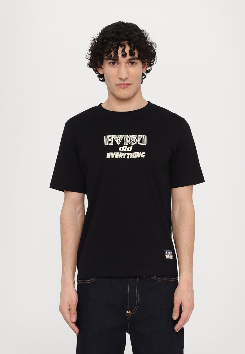 Evisu - SEAGULL TEE - T-shirts med print - black, Forstørre