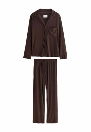 Next Nachtwäsche Set - chocolate brown