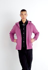 Jack & Jones JJEBRADLEY ZIP HOOD - Sweat zippé - bordeaux