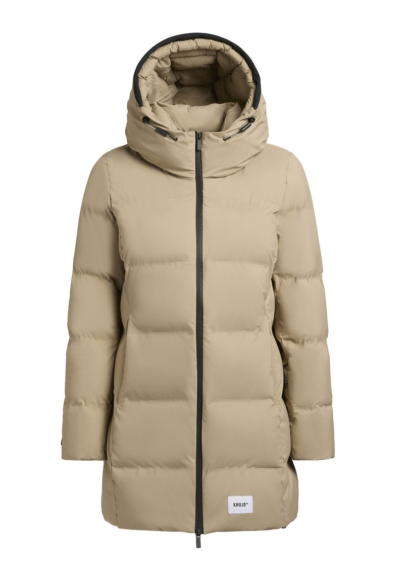 khujo Wintermantel zandkleur