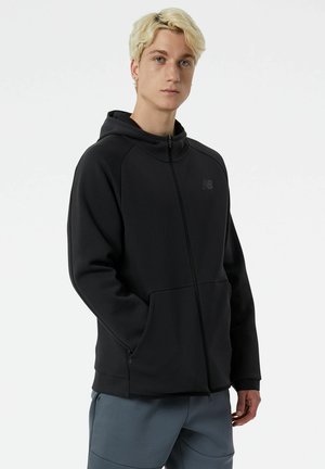 R W TECH  - Felpa con zip - black