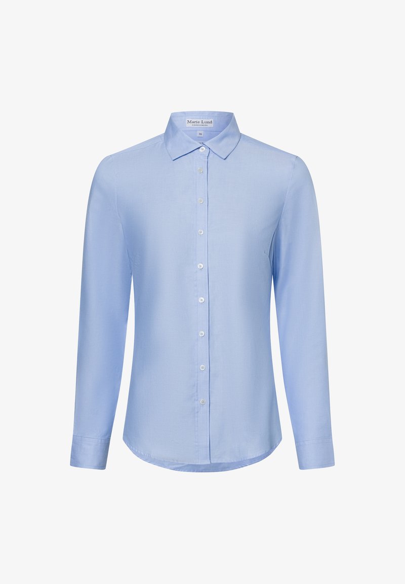 Marie Lund Hemdbluse - blau