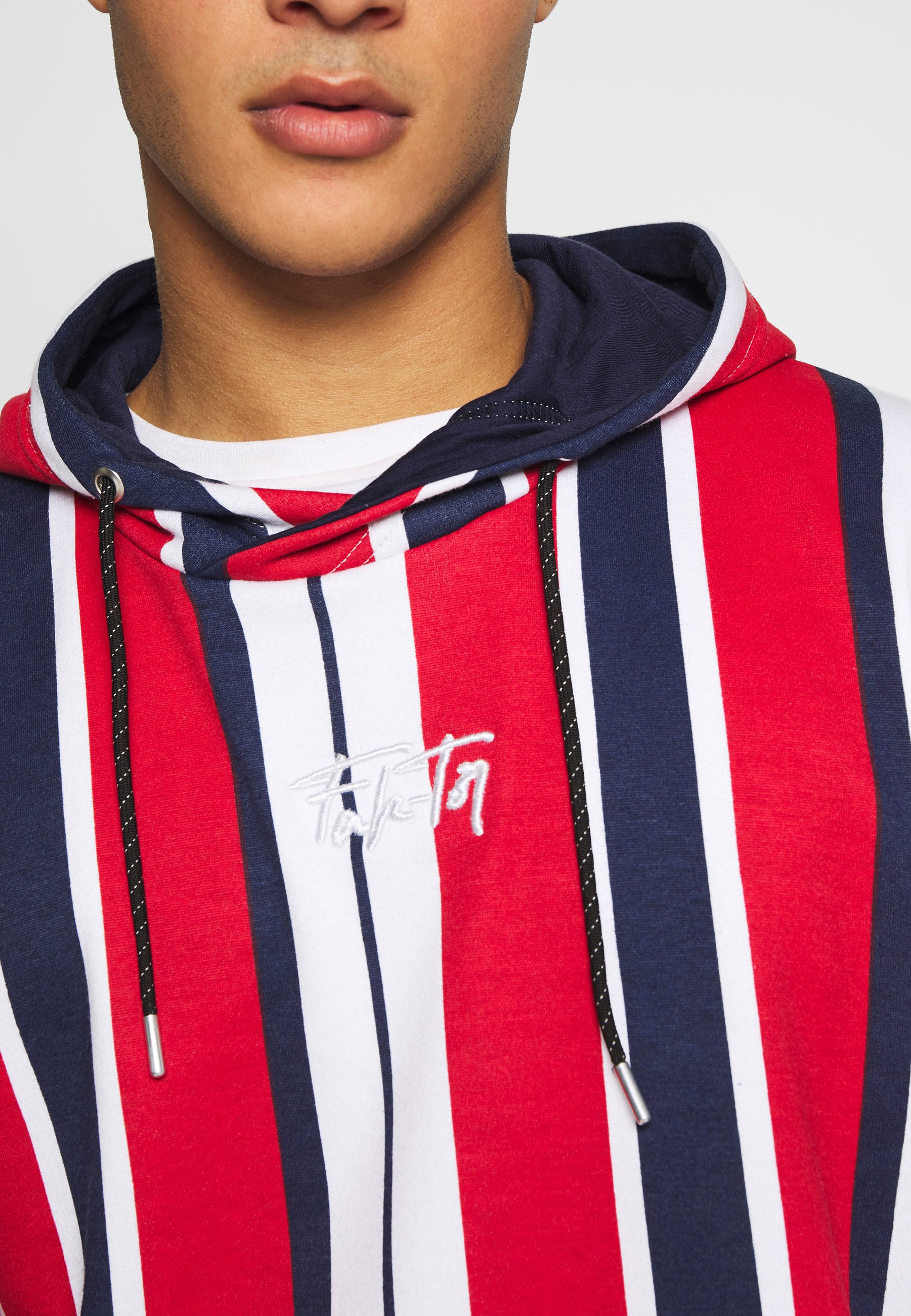 FAKTOR NOSTRA HOOD Hoodie redwhitedark blue Zalando.no FAKTOR NOSTRA HOOD - Hoodie - red/white/dark blue