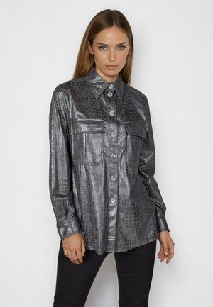 Hemdbluse - mid grey