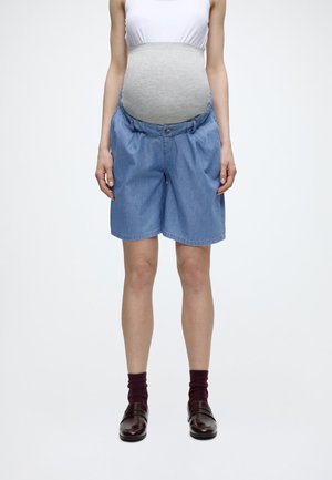 ONLY MATERNITY OLMBEA - Τζιν σορτς - medium blue denim