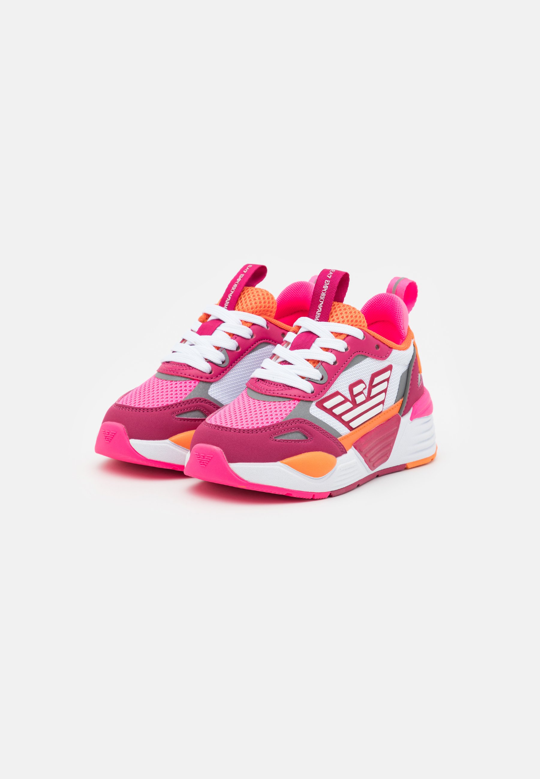 pink armani trainers