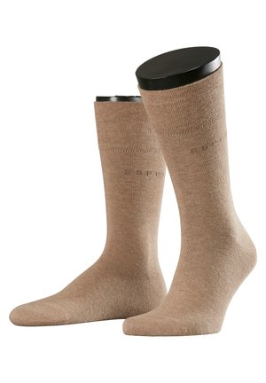 BASIC EASY 2-PACK - Socken - nutmeg mel (5410)
