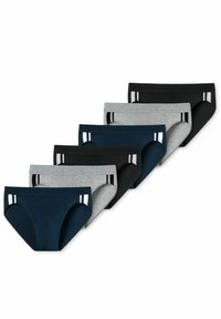 Unausgewählt, schwarz navy grau melange