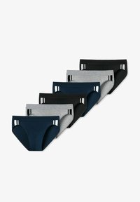 Unselected, schwarz navy grau melange