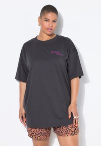 Studio Untold T-Shirt print - black brown