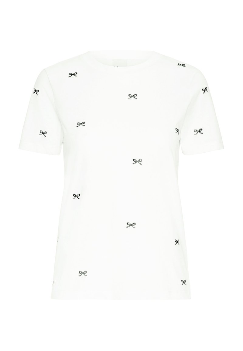 Ichi T-shirt print crème