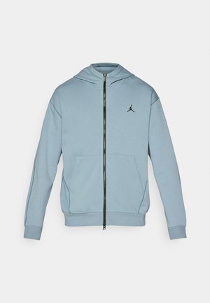 Jordan Športna jopa s kapuco na zadrgo - aviator grey/iron grey