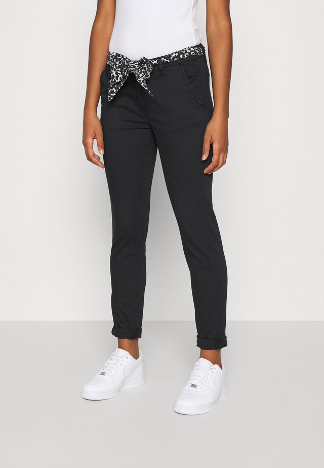 LIDY - Kangashousut - black