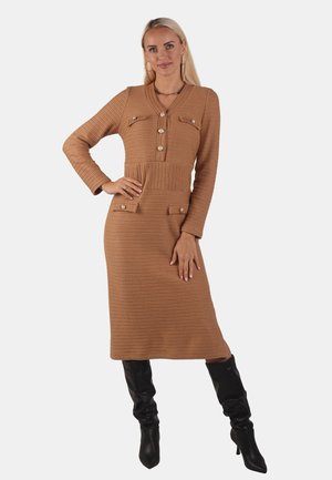 Strickkleid - wielokolorowy
