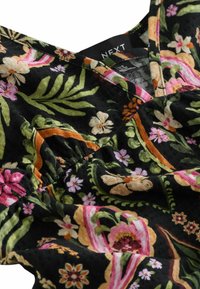 Next Jerseyklänning - black pink